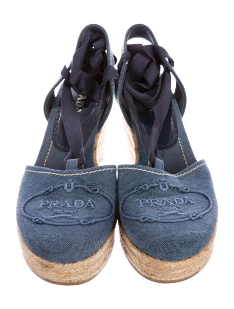 prada espadrille shoes|prada espadrilles denim.